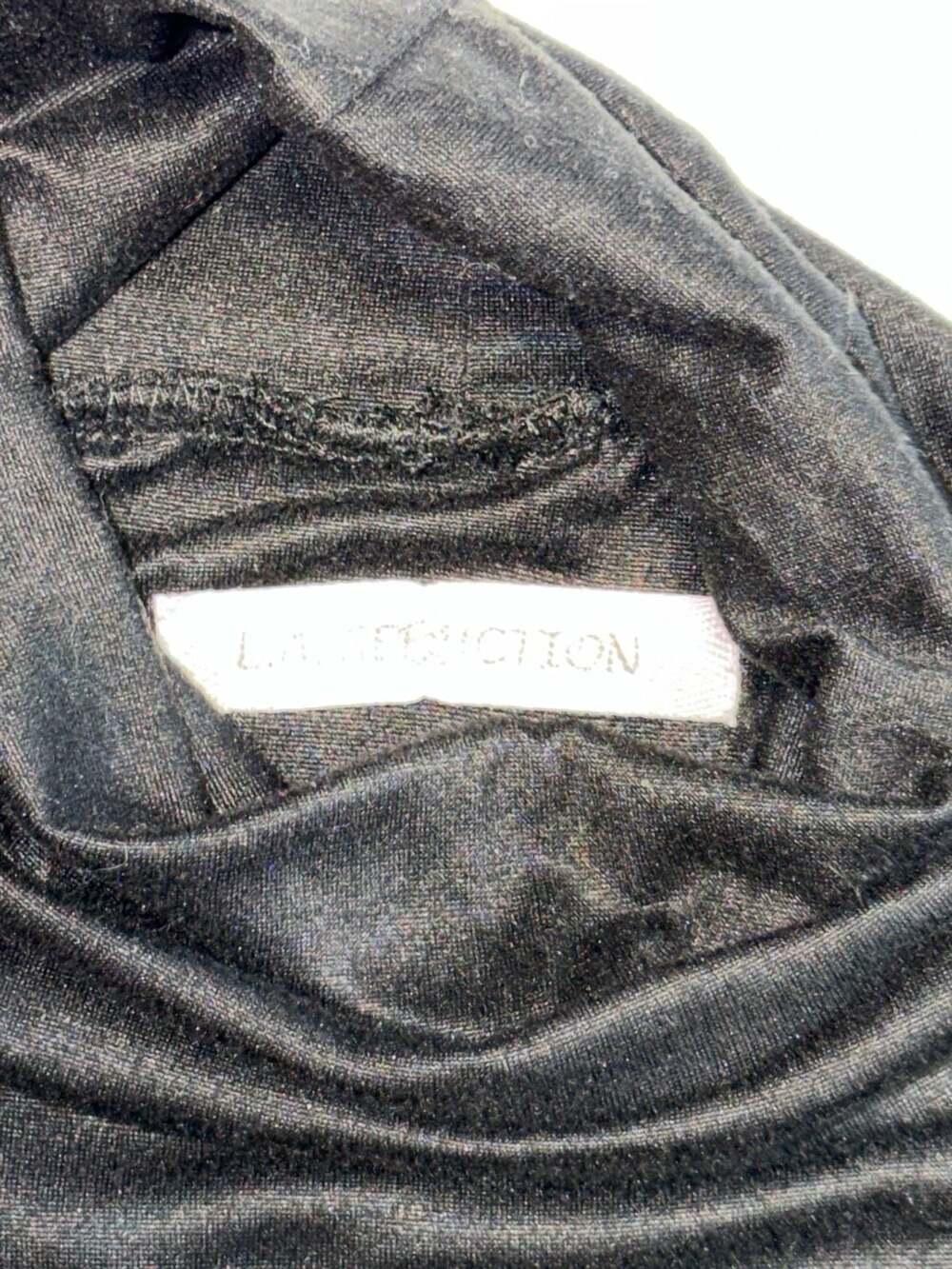 L.A. SEDUCTION Women's Black Long Sleeve Turtleneck Top - Picture 3 of 6